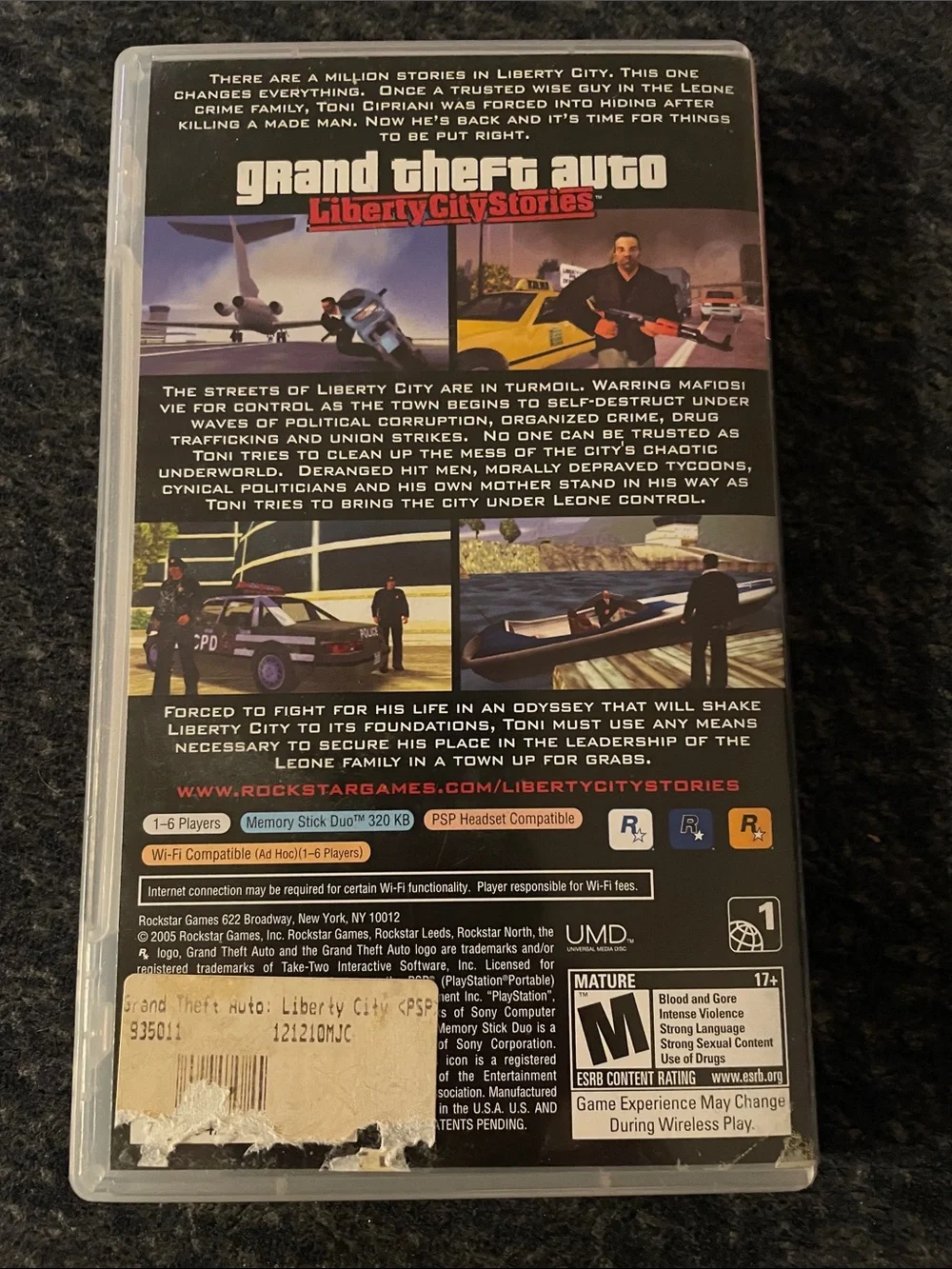 PSP Grand Theft Auto Liberty City Stories